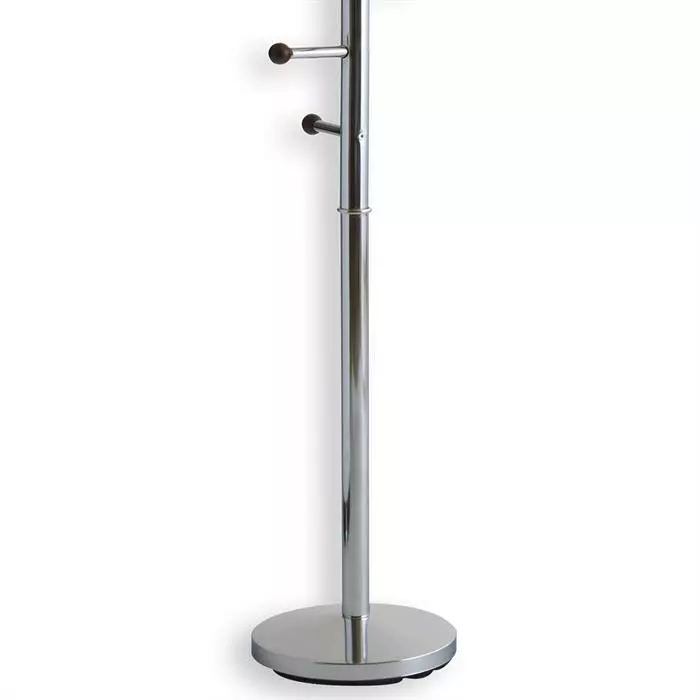 IDIMEX Kleiderständer FLORUS, Verchromt Mit Holzknöpfen 5 IDIMEX Kleiderständer FLORUS, Verchromt Mit Holzknöpfen – Bild 3