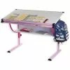 IDIMEX Kinderschreibtisch CARINA Weiß/rosa, Neigbar Und Höhenverstellbar -Möbelgeschäft 14700 0