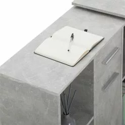 CARO-Möbel Eckschreibtisch DIEGO Mit Regal In Betonoptik 10 CARO-Möbel Eckschreibtisch DIEGO Mit Regal In Betonoptik -Möbelgeschäft 14705 2 N2 1