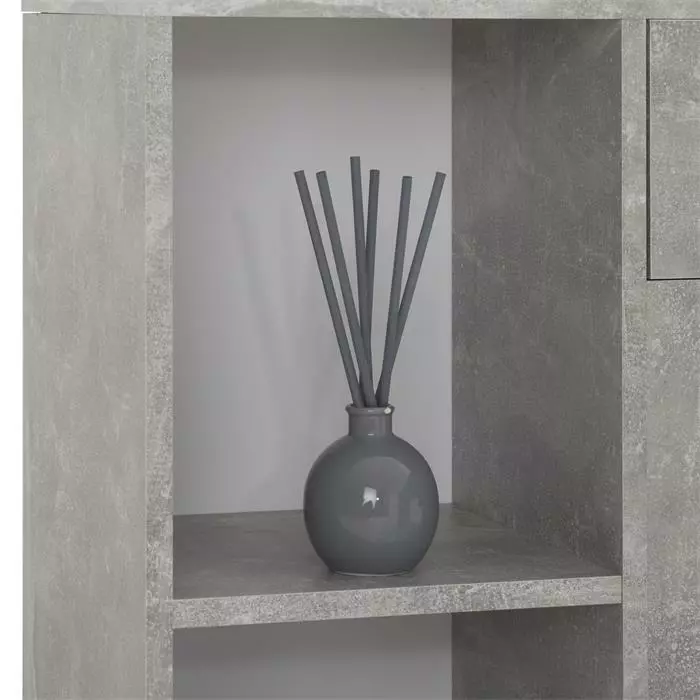 CARO-Möbel Eckschreibtisch DIEGO Mit Regal In Betonoptik 7 CARO-Möbel Eckschreibtisch DIEGO Mit Regal In Betonoptik – Bild 5