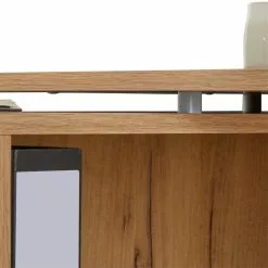 IDIMEX Eckschreibtisch ISOTTA Mit Regal In Wildeiche/Beton Dunkel -Möbelgeschäft 14715 8 N