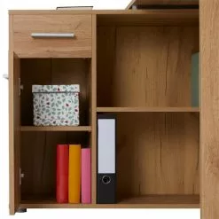 IDIMEX Eckschreibtisch ISOTTA Mit Regal In Wildeiche -Möbelgeschäft 14728 5 N