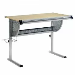 IDIMEX Kinderschreibtisch MARIO, Höhenverstellbar In Buche Dekor -Möbelgeschäft 1480 2 N1