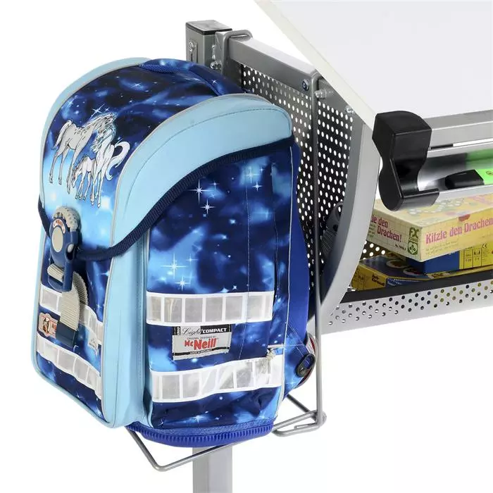 IDIMEX Kinderschreibtisch MADS, Höhenverstellbar In Weiß 6 IDIMEX Kinderschreibtisch MADS, Höhenverstellbar In Weiß – Bild 4