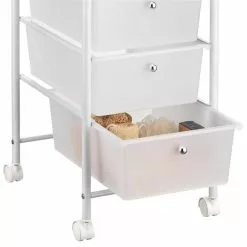 IDIMEX Rollcontainer GINA Mit 3 Schubladen In Weiß -Möbelgeschäft 16011 2 N1