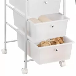 IDIMEX Rollcontainer GINA Mit 5 Schubladen In Weiß -Möbelgeschäft 16013 2 N1