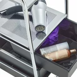 IDIMEX Rollcontainer GINA, 3 Schubladen & 2 Böden In Schwarz -Möbelgeschäft 16037 3