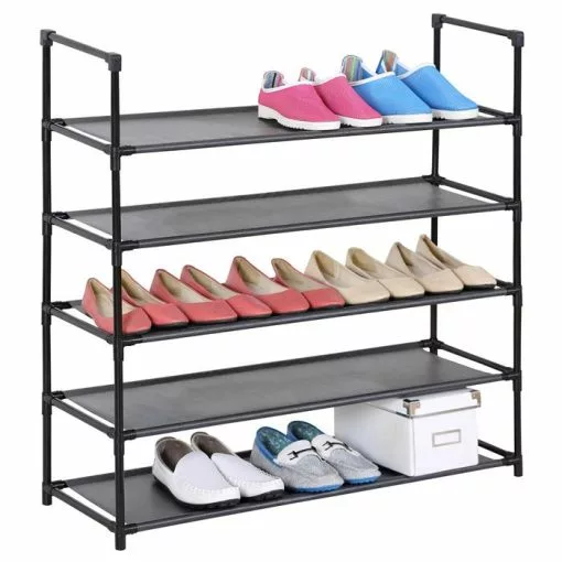 IDIMEX Stoffregal Schuhregal WILLY, 5 Böden -Möbelgeschäft 16100 0