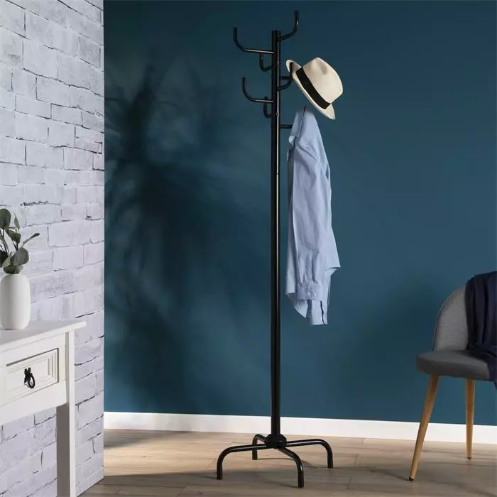 IDIMEX Kleiderständer KAKTUS Mit 8 Haken In Schwarz 7 IDIMEX Kleiderständer KAKTUS Mit 8 Haken In Schwarz – Bild 5