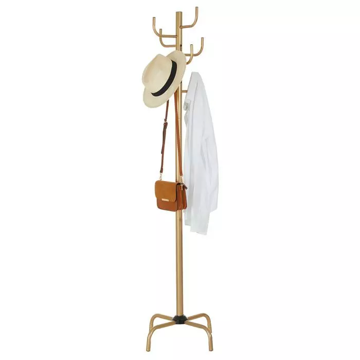 IDIMEX Kleiderständer KAKTUS Mit 8 Haken In Gold 4 IDIMEX Kleiderständer KAKTUS Mit 8 Haken In Gold – Bild 2