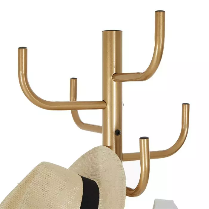 IDIMEX Kleiderständer KAKTUS Mit 8 Haken In Gold 5 IDIMEX Kleiderständer KAKTUS Mit 8 Haken In Gold – Bild 3