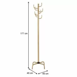 IDIMEX Kleiderständer KAKTUS Mit 8 Haken In Gold 13 IDIMEX Kleiderständer KAKTUS Mit 8 Haken In Gold -Möbelgeschäft 18207 5
