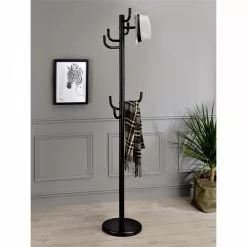 IDIMEX Kleiderständer MILA Mit 8 Kleiderhaken In Schwarz -Möbelgeschäft 18235 1