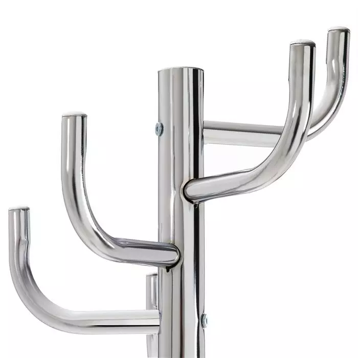 IDIMEX Kleiderständer MILA Mit 8 Kleiderhaken In Chrom 4 IDIMEX Kleiderständer MILA Mit 8 Kleiderhaken In Chrom – Bild 2