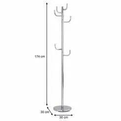 IDIMEX Kleiderständer MILA Mit 8 Kleiderhaken In Chrom 12 IDIMEX Kleiderständer MILA Mit 8 Kleiderhaken In Chrom -Möbelgeschäft 18239 4 N