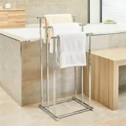 IDIMEX Handtuchhalter MATTIA Mit 3 Handtuchstangen In Chrom -Möbelgeschäft 18345 A0 1N