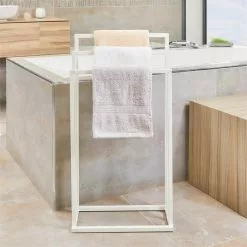 IDIMEX Handtuchhalter KUNO Weiß Mit 3 Handtuchstangen -Möbelgeschäft 18358 AC1