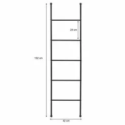 IDIMEX Handtuchhalter CASTEL 5 Stangen In Schwarz -Möbelgeschäft 18372 5