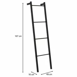 IDIMEX Handtuchhalter BERTOLA Aus Metall In Schwarz -Möbelgeschäft 18378 5