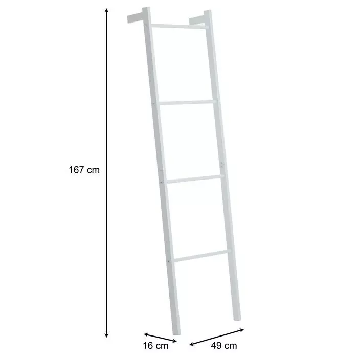 IDIMEX Handtuchhalter BERTOLA Aus Metall In Weiß 8 IDIMEX Handtuchhalter BERTOLA Aus Metall In Weiß – Bild 6