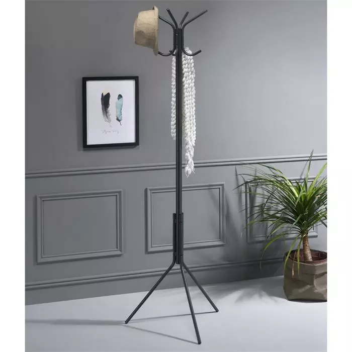 IDIMEX Kleiderständer ARIST In Grau Mit 8 Haken 4 IDIMEX Kleiderständer ARIST In Grau Mit 8 Haken – Bild 2