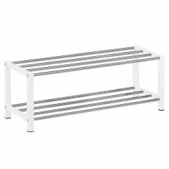 IDIMEX Schuhregal DUBLIN Mit 2 Böden, Weiß -Möbelgeschäft 18462 2