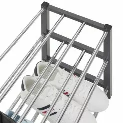 IDIMEX Schuhregal DUBLIN Mit 3 Böden In Grau -Möbelgeschäft 18466 2