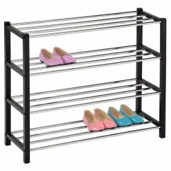 IDIMEX Schuhregal DUBLIN Mit 4 Böden In Schwarz