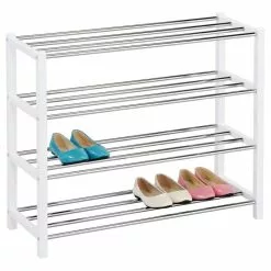 IDIMEX Schuhregal DUBLIN Mit 4 Böden In Weiß