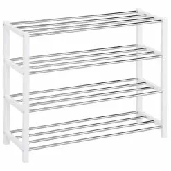 IDIMEX Schuhregal DUBLIN Mit 4 Böden In Weiß -Möbelgeschäft 18468 2