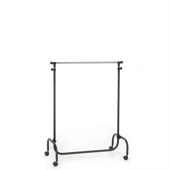 IDIMEX Garderobenwagen TIGER, Höhenverstellbar Schwarz 5 IDIMEX Garderobenwagen TIGER, Höhenverstellbar Schwarz – Bild 3