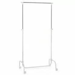 IDIMEX Garderobenwagen TIGER, Höhenverstellbar Weiß -Möbelgeschäft 1873 1