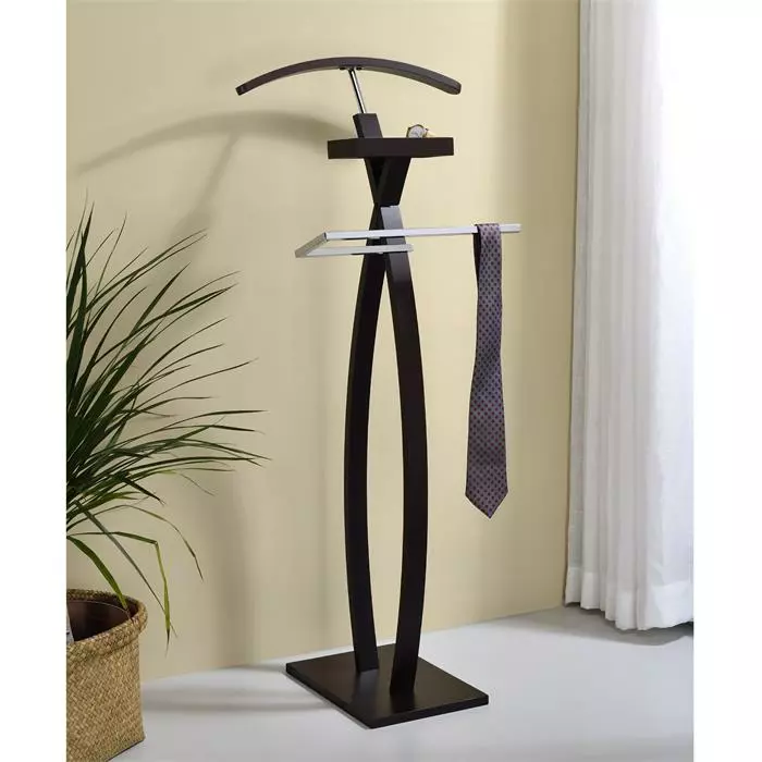 IDIMEX Herrendiener ROBIN Mit Hosenbügel Dunkelbraun 4 IDIMEX Herrendiener ROBIN Mit Hosenbügel Dunkelbraun – Bild 2