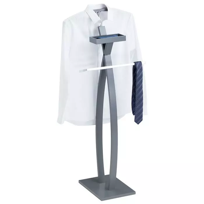 IDIMEX Herrendiener ROBIN Mit Hosenbügel In Grau 3 IDIMEX Herrendiener ROBIN Mit Hosenbügel In Grau