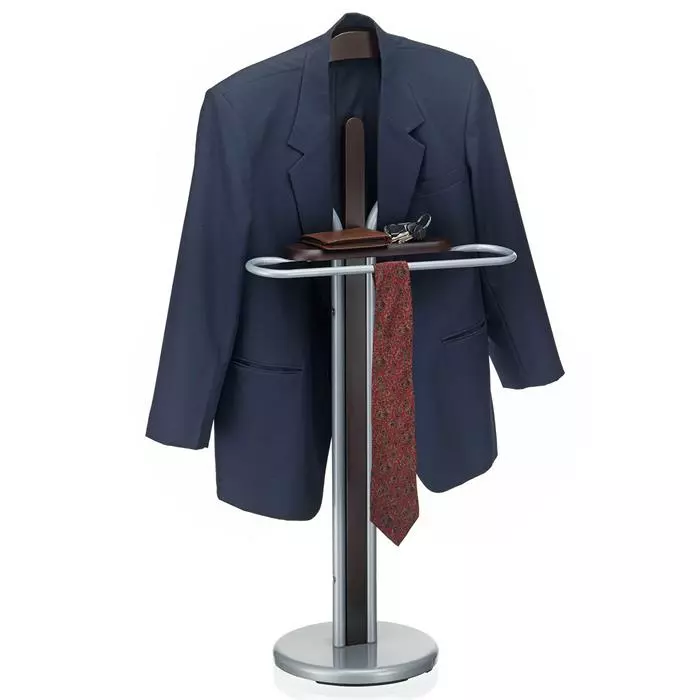 IDIMEX Herrendiener FABIO In Braun/alufarben 4 IDIMEX Herrendiener FABIO In Braun/alufarben – Bild 2