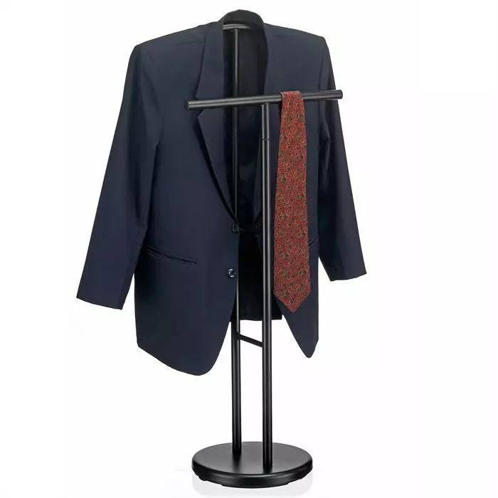 IDIMEX Herrendiener LAURENZ Mit Hosenbügel, Schwarz 5 IDIMEX Herrendiener LAURENZ Mit Hosenbügel, Schwarz – Bild 3