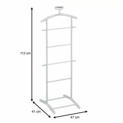 IDIMEX Herrendiener Stummer Diener ATRIX Weiß -Möbelgeschäft 30590 2
