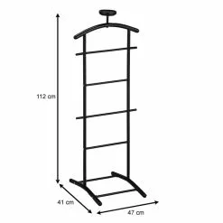 IDIMEX Herrendiener Stummer Diener ATRIX Schwarz -Möbelgeschäft 30591 2