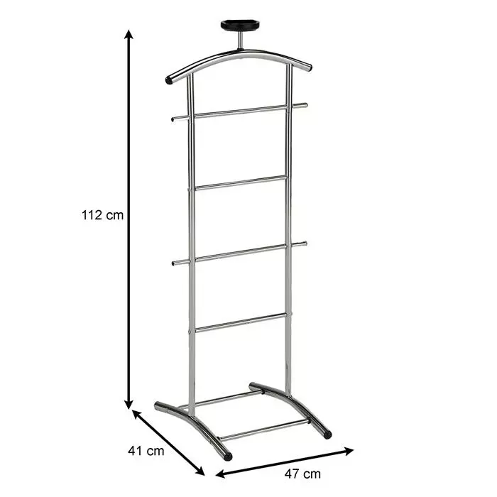 IDIMEX Herrendiener Stummer Diener ATRIX Chrom 5 IDIMEX Herrendiener Stummer Diener ATRIX Chrom – Bild 3