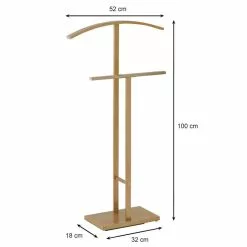IDIMEX Herrendiener SCOTT Mit Hosenbügel In Gold -Möbelgeschäft 30603 2 N