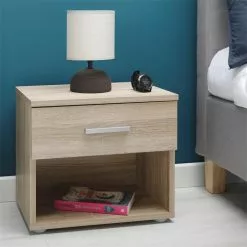 CARO-Möbel Nachttisch MARY Im 2er Set In Sonoma Eiche 8 CARO-Möbel Nachttisch MARY Im 2er Set In Sonoma Eiche -Möbelgeschäft 51129 1 N1 1