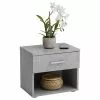 CARO-Möbel Nachttisch MARY Betonoptik Mit Schublade 2 CARO-Möbel Nachttisch MARY Betonoptik Mit Schublade -Möbelgeschäft 51309 0 N1