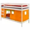 IDIMEX Etagenbett FELIX Kiefer Massiv,inkl.Vorhang -Möbelgeschäft 70023 0 N1
