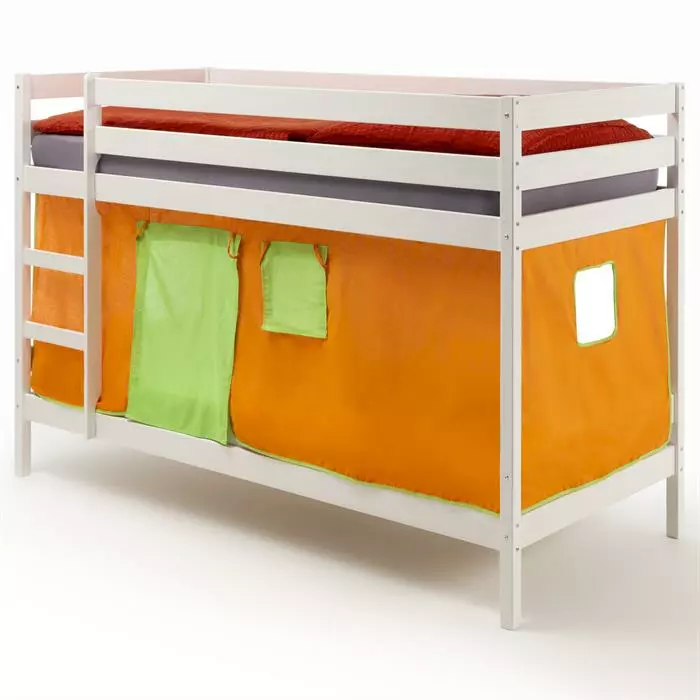 IDIMEX Etagenbett FELIX Kiefer Massiv,inkl.Vorhang 4 IDIMEX Etagenbett FELIX Kiefer Massiv,inkl.Vorhang – Bild 2