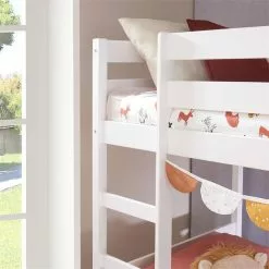 IDIMEX Etagenbett FELIX, Kiefer Massiv In Weiss -Möbelgeschäft 7002 AC4