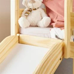 IDIMEX Hochbett Mit Rutsche BENNY Natur -Möbelgeschäft 7014 AC4