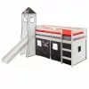 IDIMEX Hochbett Mit Rutsche BENNYweiß, Vorhang U. Turm Pirat 1 IDIMEX Hochbett Mit Rutsche BENNYweiß, Vorhang U. Turm Pirat -Möbelgeschäft 70159 0 N1