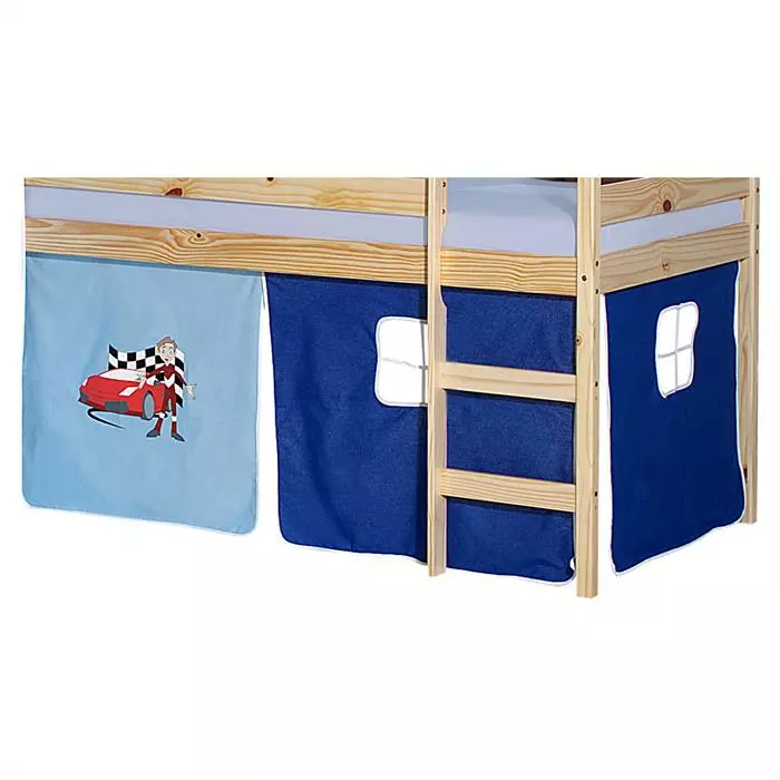 IDIMEX Vorhang AUTO, In Hellblau/dunkelblau 3 IDIMEX Vorhang AUTO, In Hellblau/dunkelblau