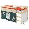 IDIMEX Hochbett ERIK Vorhang Fußball In Natur -Möbelgeschäft 70870 0 N