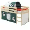 IDIMEX Hochbett ERIK Vorhang + Tunnel, Fußball -Möbelgeschäft 70873 0 N